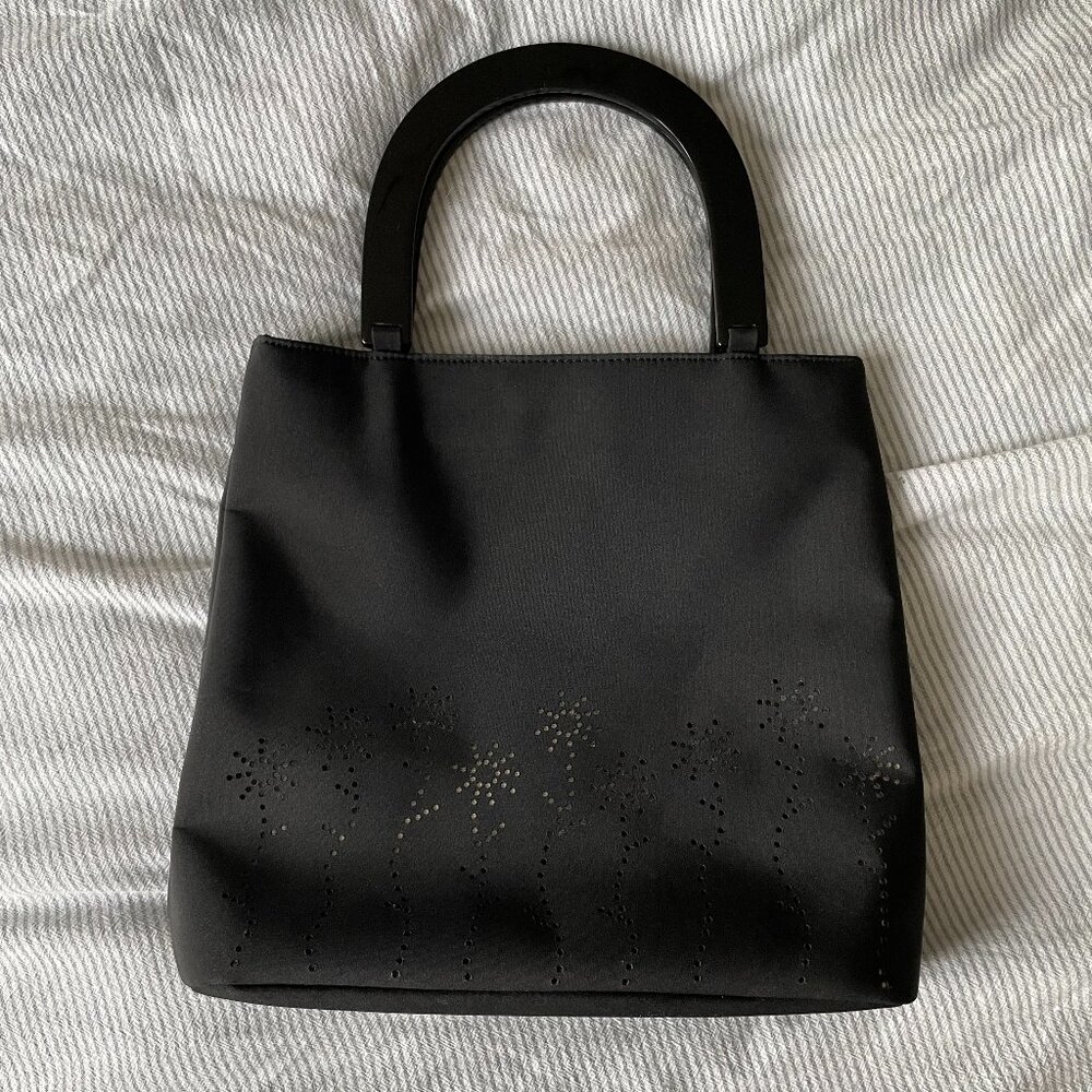 Vintage Esprit Laser Cut Acetate Handle Purse
